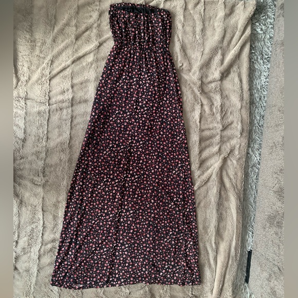 FLORAL MAXI DRESS - Picture 4 of 5